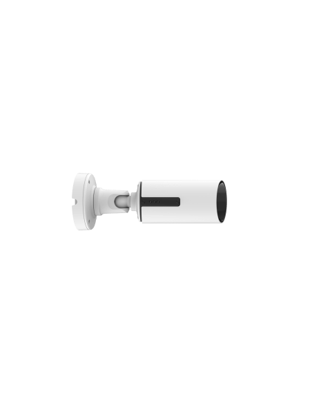 Milesight 2MP AI Motorized Pro Bullet Network Camera showcasing its design and features.