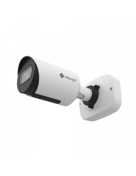 Milesight 2MP AI vandal-proof mini bullet network camera with intelligent analytics, designed for security and surveillance.