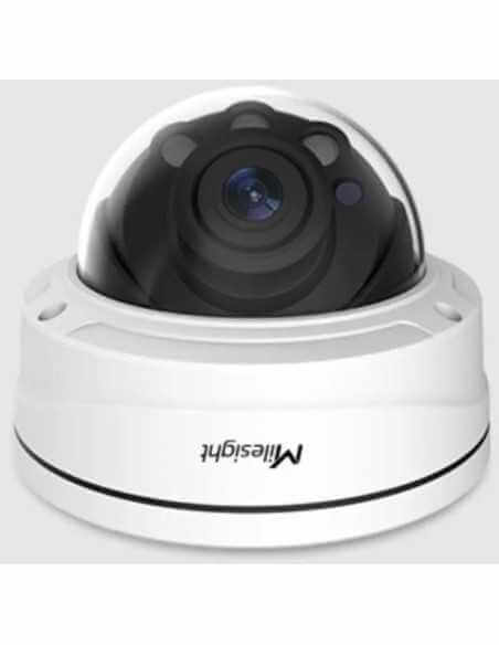 Milesight 5MP AI Motorized Pro Dome Camera showing its sleek design and advanced features.