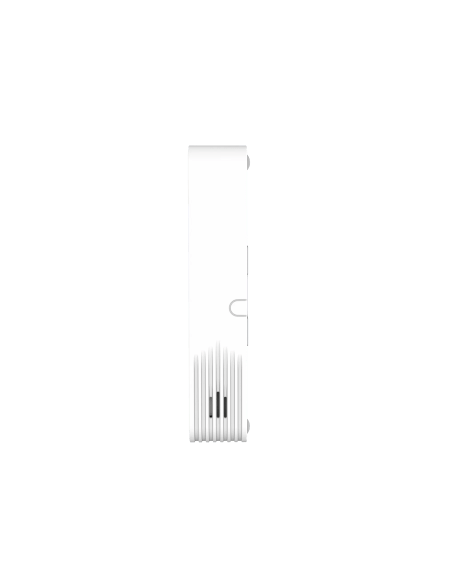 Milesight 7-in-1 Indoor Monitor displaying temperature, humidity, PIR sensor, and air quality metrics.