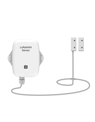 Milesight Outdoor Magnetic Contact Switch Sensor showcasing its durable design.