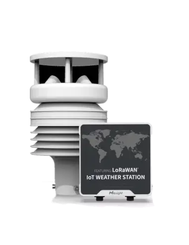 Image of the Milesight Weather Station Monitoring System showcasing its design and features.