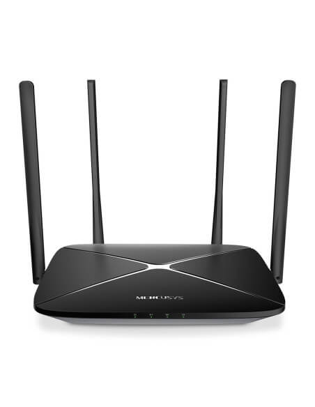 Image of the Mercusys AC1200 Gigabit Dual Band Router, showcasing its design and features.