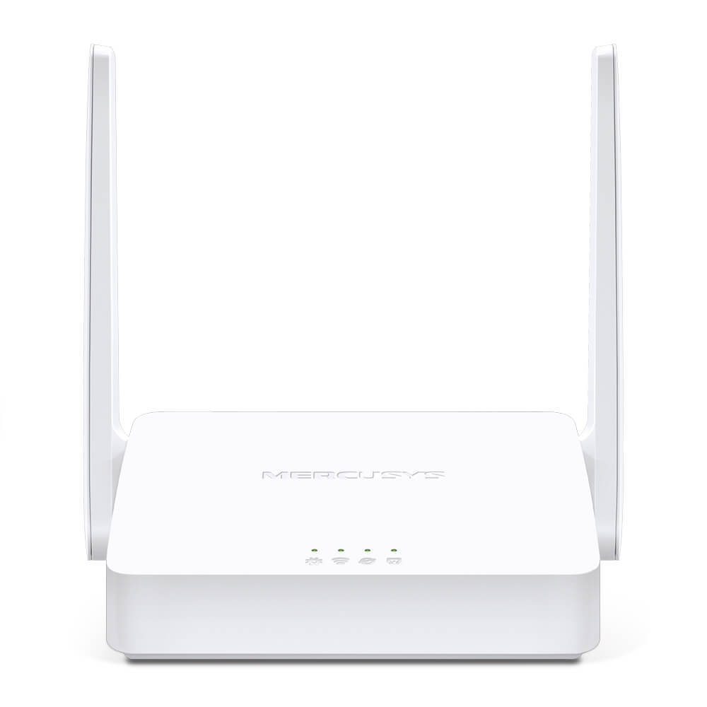 Mercusys MW302R N300 Multi-Mode Wi-Fi Router displayed on a white background.