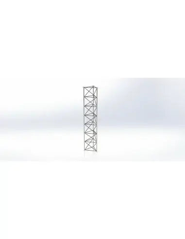 3 meter stacking design lattice mast section with brackets