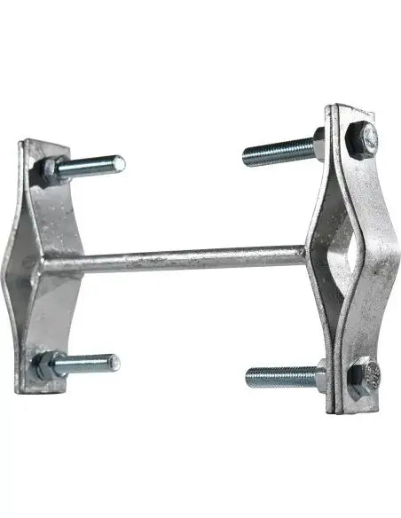 Heavy duty offset bracket designed for masts and brackets, showcasing its robust construction.