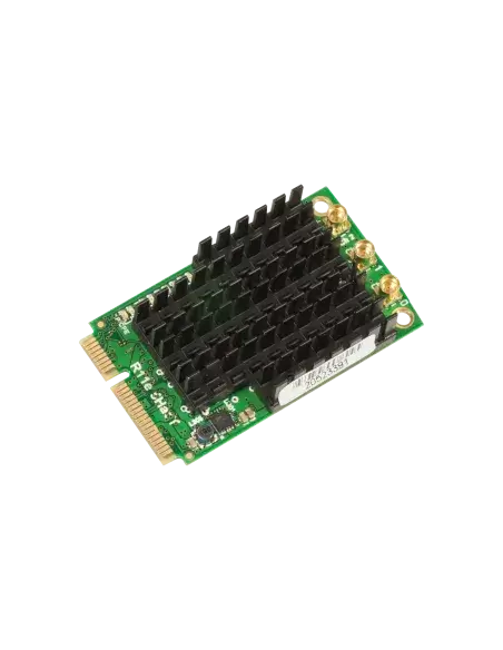 MikroTik R11e-5HacD MiniPCI-e Card designed for 5 GHz wireless connectivity.
