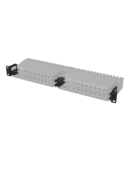 MikroTik RB5009 Rackmount Kit K-79 displayed in a professional setting.
