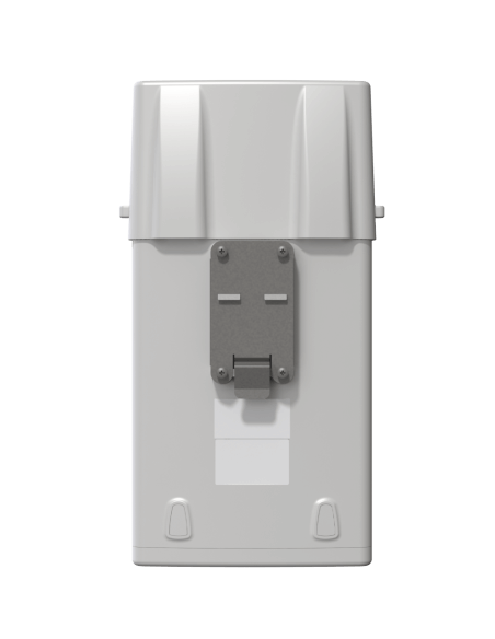 Image of MikroTik BaseBox 2 featuring a 2.4GHz radio and 2 RP-SMA connectors