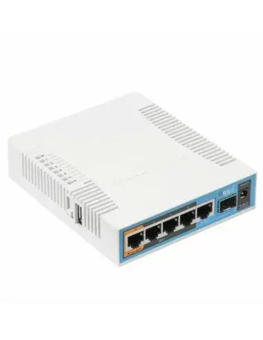 MikroTik hAP ac desktop Wi-Fi router with dual-band 2.4/5GHz capability.