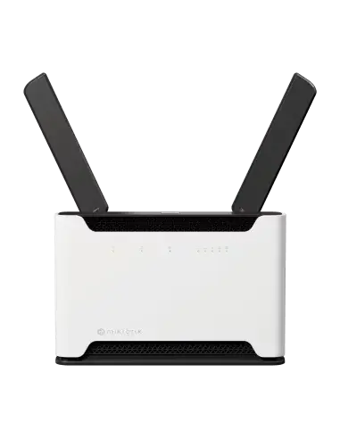 MikroTik Chateau LTE6 ax AX1800 Wi-Fi Router with wireless and 2.5G Ethernet capabilities.