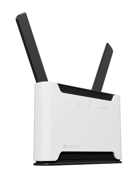 MikroTik Chateau LTE6 ax - AX1800 Wi-Fi Router with wireless capabilities and 2.5G Ethernet ports.