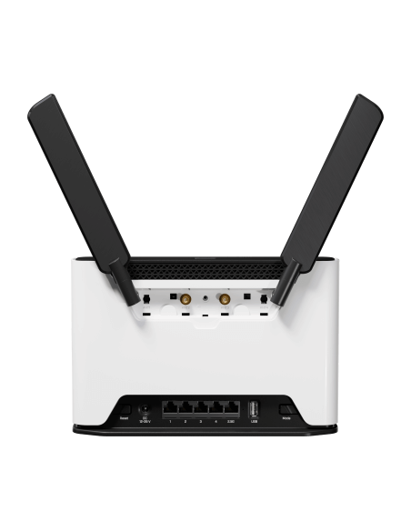 MikroTik Chateau LTE6 ax AX1800 Wi-Fi Router with wireless capabilities and 2.5G Ethernet.