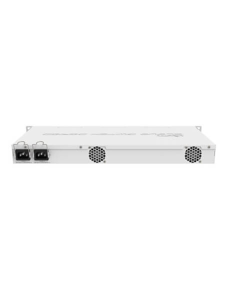 MikroTik CRS328-4C-20S Cloud Router Switch featuring 20 SFP ports, designed for efficient network management.