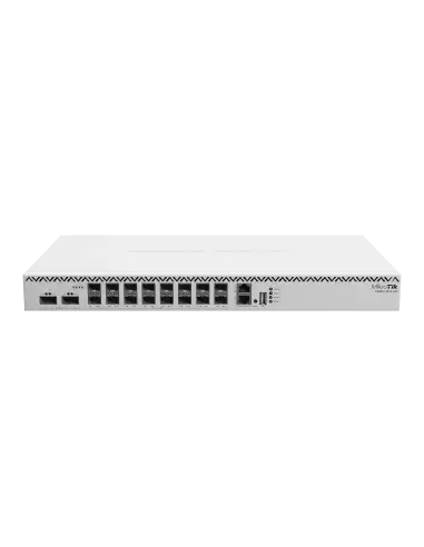 MikroTik CRS518-16XS-2XQ Cloud Router Switch featuring 16x25G SFP28 ports and 2x100G QSFP28 ports.