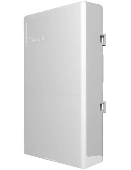 MikroTik Outdoor netPower Lite 7R RouterOS, a compact outdoor router designed for reliable network connectivity.