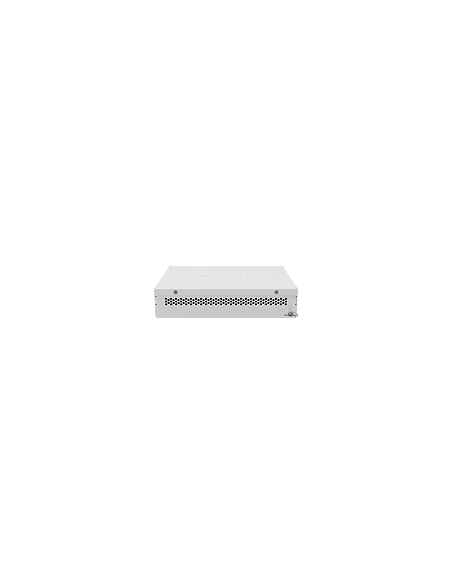 MikroTik CSS610-8G-2S+ Cloud Smart Switch featuring eight Gigabit Ethernet ports and two SFP+ ports.