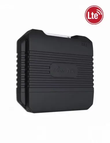 MikroTik LtAP LTE6, a weatherproof 4G CPE with Wi-Fi, designed for mobile applications.