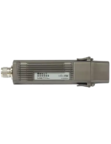 MikroTik Metal 52 ac outdoor access point featuring an 8 dBi omni-directional antenna.