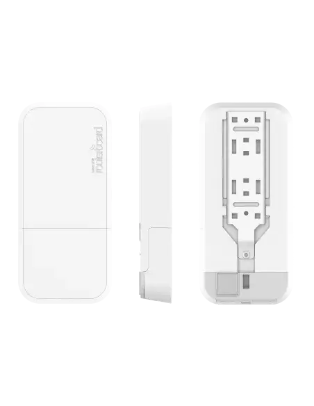MikroTik wAP 60 AP 60GHz Wi-Fi router capable of supporting up to 8 CPE devices, featuring a sleek design.