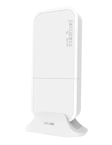 MikroTik LoRaWAN Gateway featuring 2.4 GHz frequency and r11e LoRa8 module.