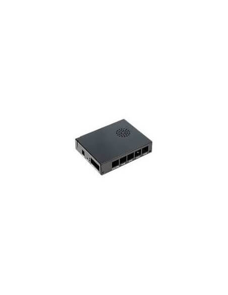 MikroTik Indoor Metal Case designed for RouterBOARD 450, showcasing a durable and robust enclosure for enhanced protection.