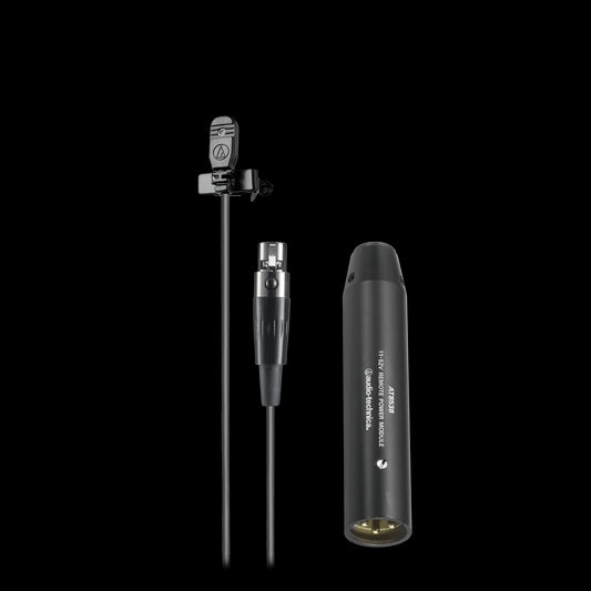 Audio-Technica MT830c Subminiature Omnidirectional Condenser Microphone in black color