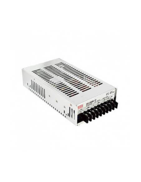 Mean Well 200W DC-DC Converter with 24V output, suitable for various electronic applications.
