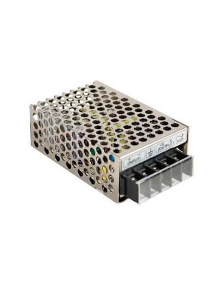 Mean Well 15W DC-DC Converter with 12V output, suitable for various electronic applications.