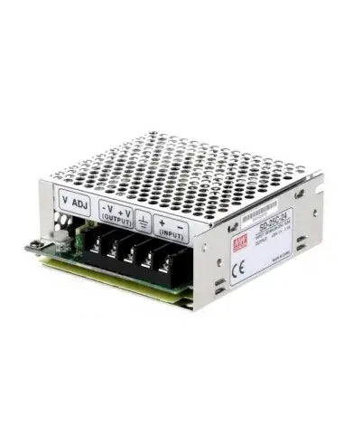 Mean Well 25W DC-DC Converter with 24V output, designed for efficient power conversion.