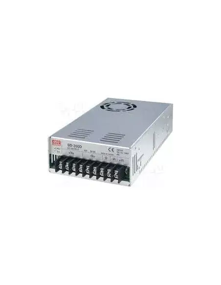 Mean Well 350W DC-DC Converter with 24V output, suitable for various applications.