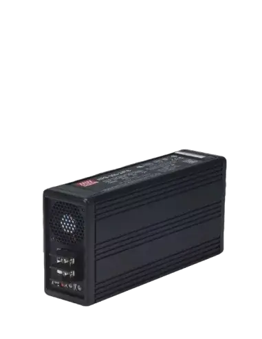 Mean Well 360W Battery Charger for 24V systems, providing 12.5A output, suitable for various battery charging applications.