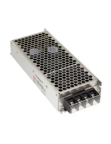 Mean Well 150W DC-DC Railway Converter - Single, a compact and durable power supply unit designed for railway applications.