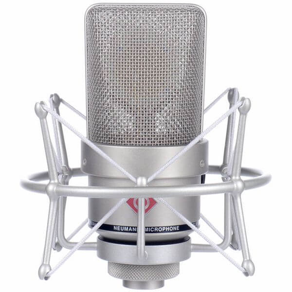 Neumann TLM 103 Studio Set - Nickel Large Diaphragm Condenser Microphone with Cardioid Pattern and Elastic Suspension