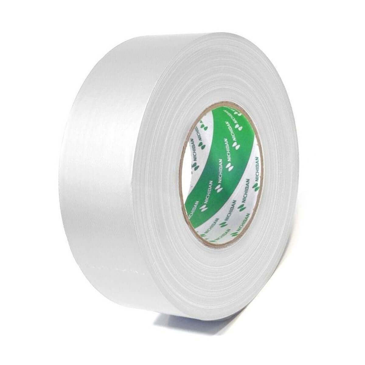 Nichiban 1200 Gaffer Tape, 50mm x 25m, High-Strength White Linen Tape displayed on a white background.