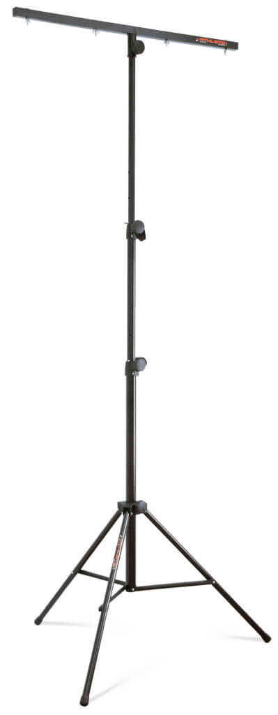 Athletic 30kg Max T-Bar Lighting Stand showcased in a studio setting.