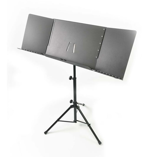 ATHLETIC NP-5AL Music Sheet Stand made of steel and aluminium with a tripod design and adjustable height.