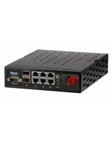 Netonix 6-Port 150W Managed DC POE Switch with 2 SFP uplink ports