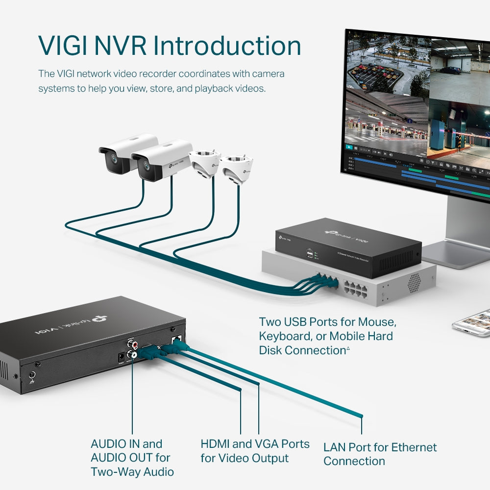 TP-Link VIGI 8-Channel IP Video Recorder