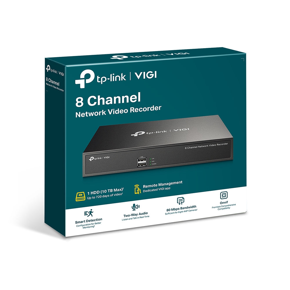 TP-Link VIGI 8-Channel IP Video Recorder