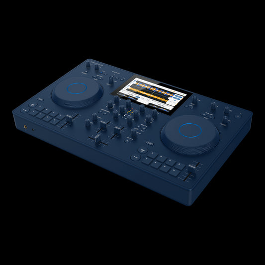 Pioneer OMNIS-DUO Flexible All-In-One DJ System featuring Wi-Fi connectivity, showcasing its sleek design and modern features.
