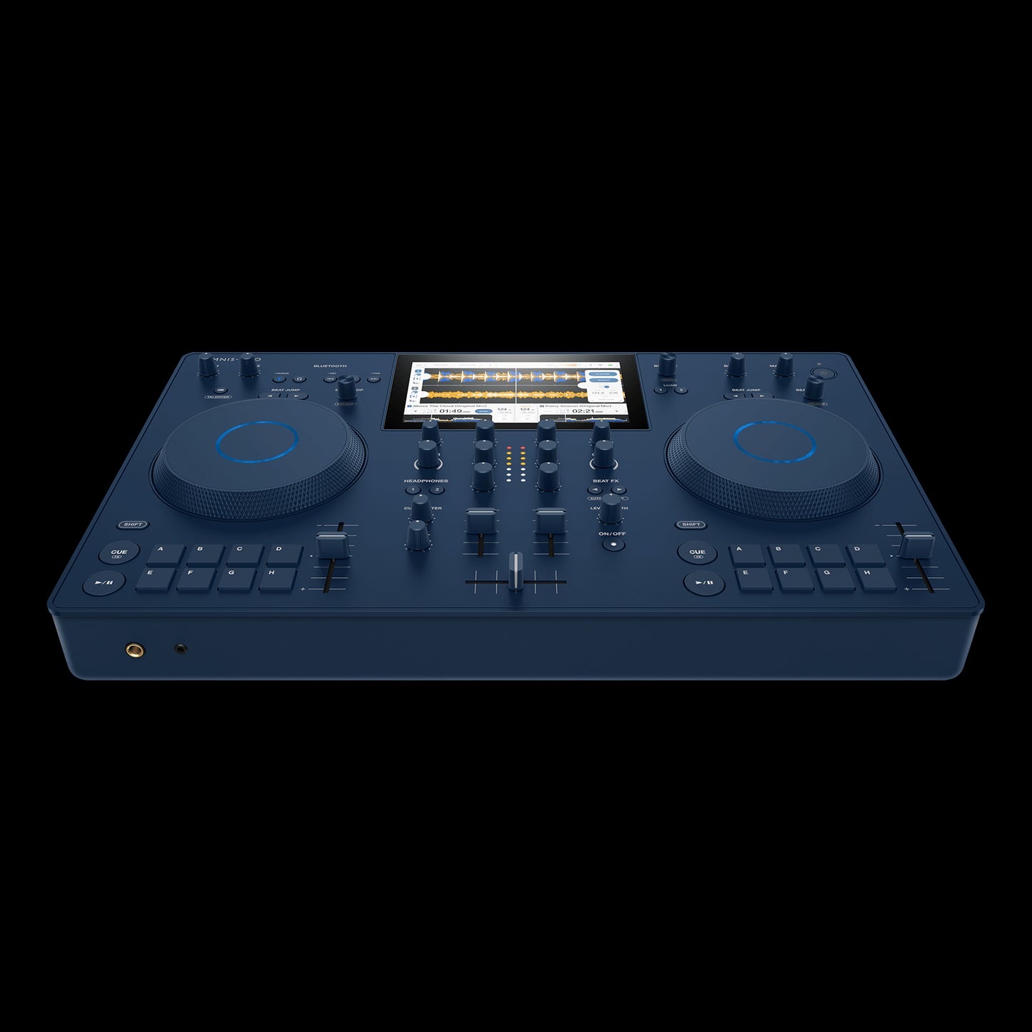 Pioneer OMNIS-DUO Flexible All-In-One DJ System showcasing its sleek design and Wi-Fi connectivity features.
