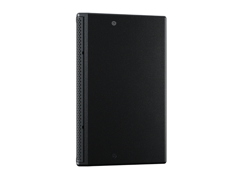 Optimal Audio Cuboid 10, a 10-inch two-way passive full-range loudspeaker featuring a rotatable horn, designed for high performance with 250W AES and 126dB peak output.