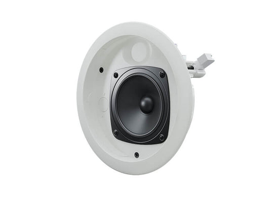 Optimal Audio Up 4O 4-inch passive full-range ceiling speaker with transformer taps, showcasing its design without grill.