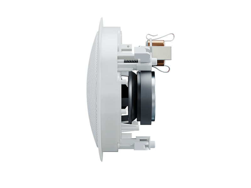 Optimal Audio Up 4O - 4 inch passive full-range ceiling speaker with transformer taps, designed for 70V/100V systems, featuring a peak output of 100dB.