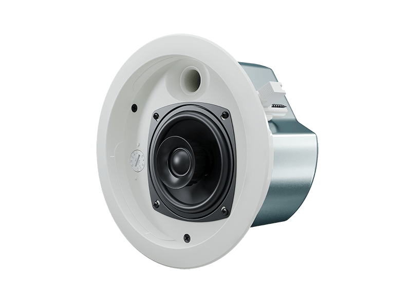 Optimal Audio Up 4S Two-Way Passive Ceiling Speaker with a 4-inch driver, showcasing its design without the grill.