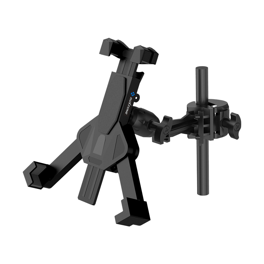 ROXTONE PA120 Tablet Holder - Adjustable mount designed for tablets ranging from 7.0 to 12.9 inches.