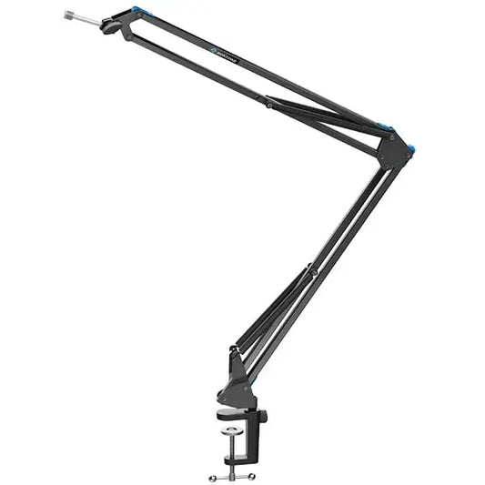 Roxtone Studio Swivel Microphone Desk Stand Boom Arm, featuring adjustable height and a durable design.
