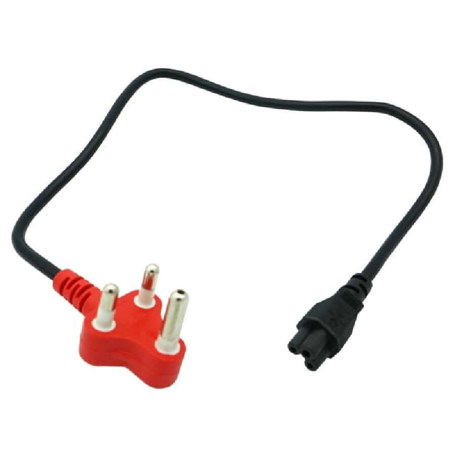 Image of a BrandName 3-Pin to Clover Power Cable, showcasing its design and connectors.