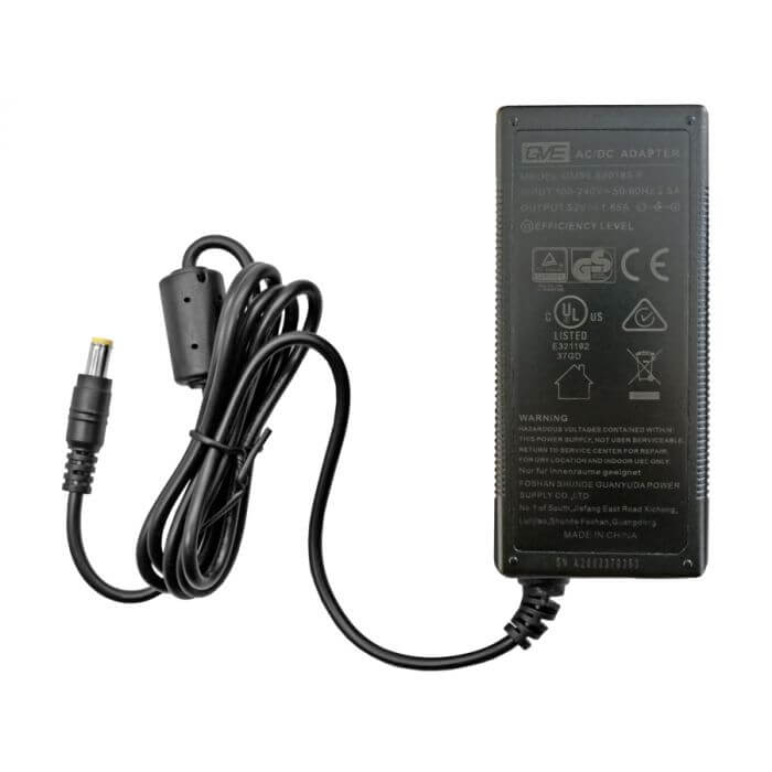 Image of a Scoop 52VDC 96W Power Supply without IEC connector
